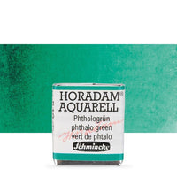 Schmincke Horadam акварелни бои в половин контейнерче – 519 Phthalo Green