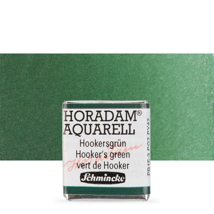 Schmincke Horadam акварелни бои в половин контейнерче – 521 Hooker'S Green