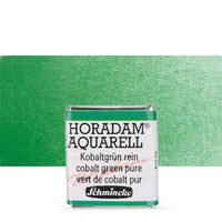 Schmincke Horadam акварелни бои в половин контейнерче – 535 Cobalt Green Pure