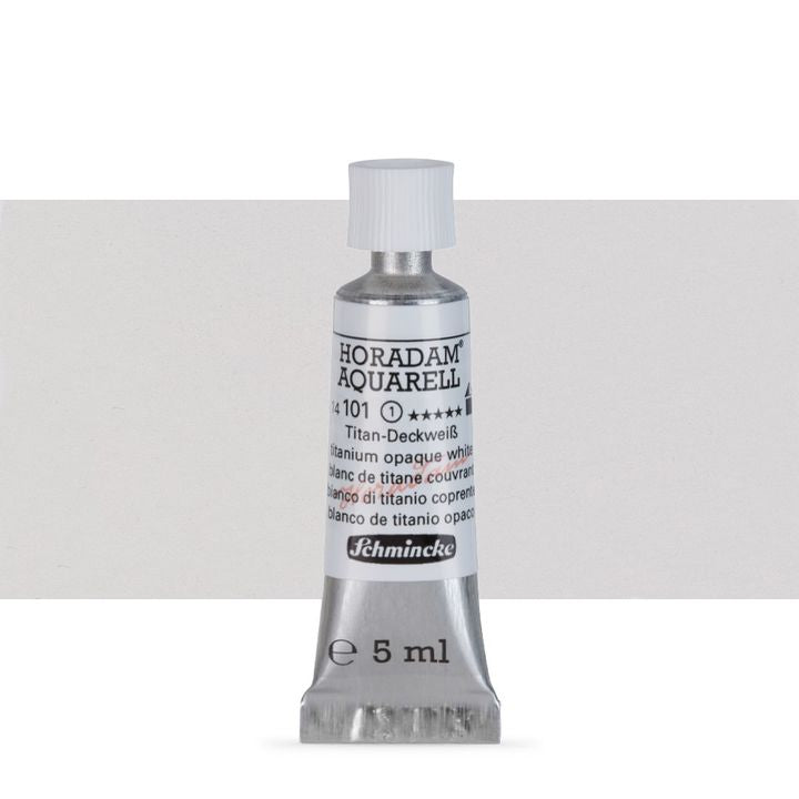 Акварелни бои Schmincke Horadam в тубичка  5 мл – 101 Titanium Opaque White