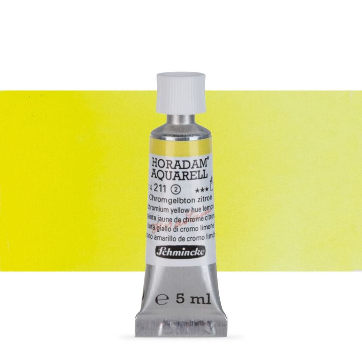 Акварелни бои Schmincke Horadam в тубичка  5 мл – 211 Chromium Yellow Hue Lemon