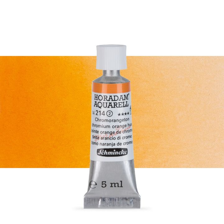 Акварелни бои Schmincke Horadam в тубичка  5 мл – 214 Chromium Orange Hue