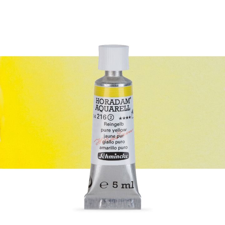 Акварелни бои Schmincke Horadam в тубичка  5 мл – 216 Pure Yellow