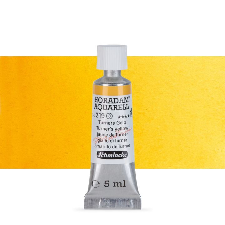 Акварелни бои Schmincke Horadam в тубичка  5 мл – 219 Turner`S Yellow