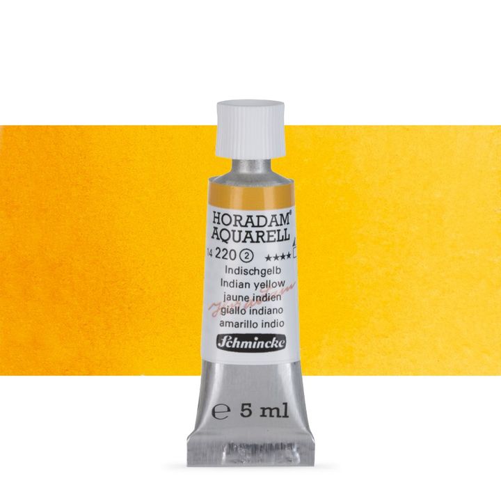 Акварелни бои Schmincke Horadam в тубичка  5 мл – 220 Indian Yellow
