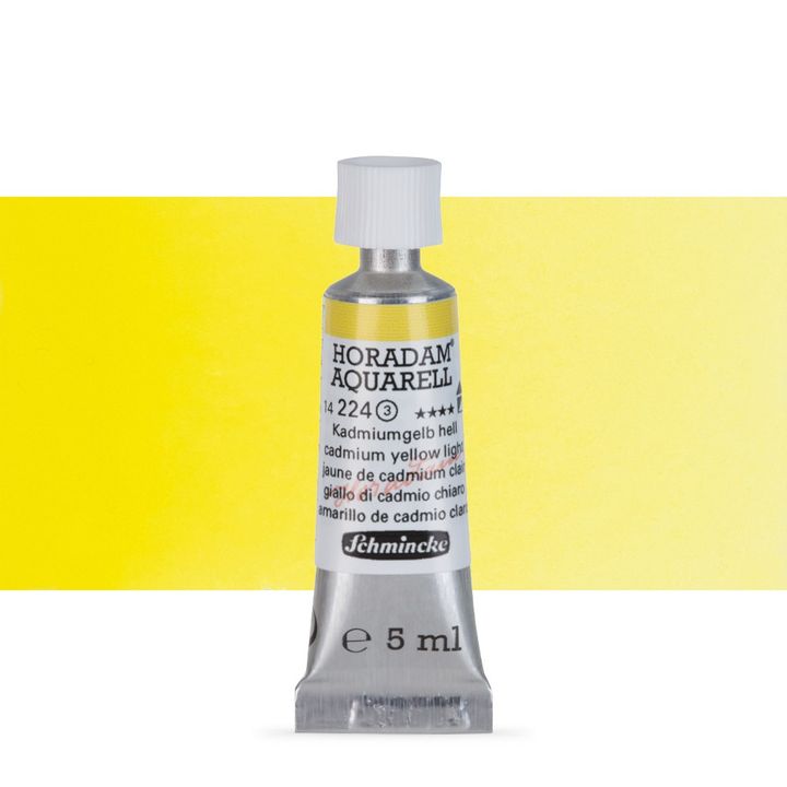 Акварелни бои Schmincke Horadam в тубичка  5 мл – 224 Cadmium Yellow Light