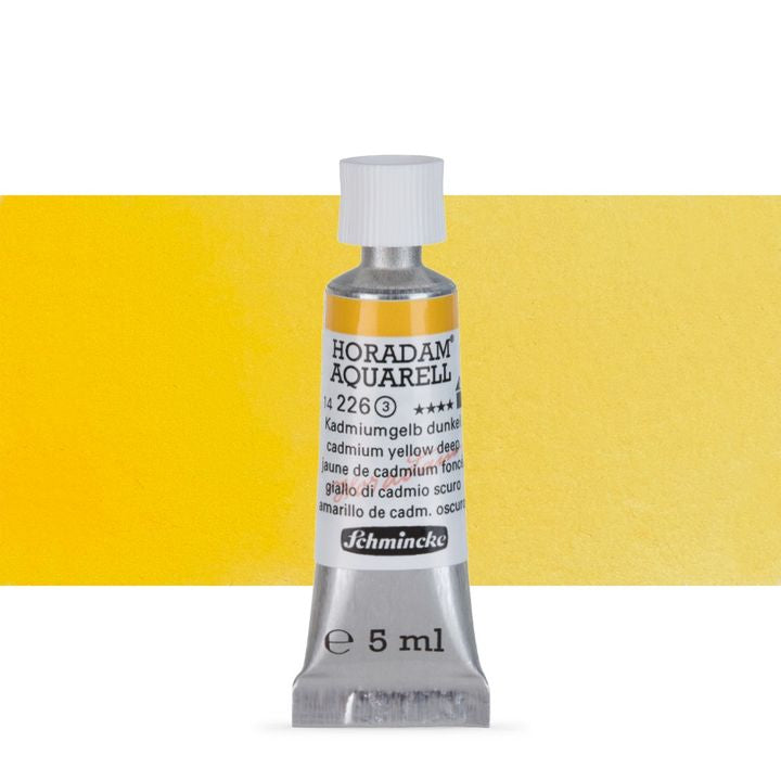 Акварелни бои Schmincke Horadam в тубичка  5 мл – 226 Cadmium Yellow Deep