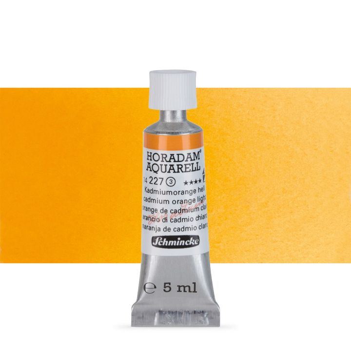 Акварелни бои Schmincke Horadam в тубичка  5 мл – 227 Cadmium Orange Light