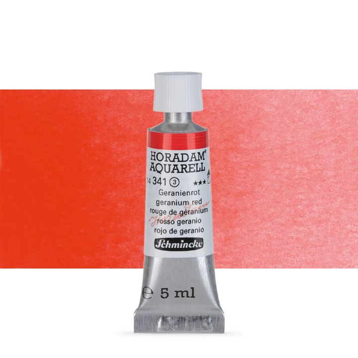 Акварелни бои Schmincke Horadam в тубичка  5 мл – 341 Geranium Red