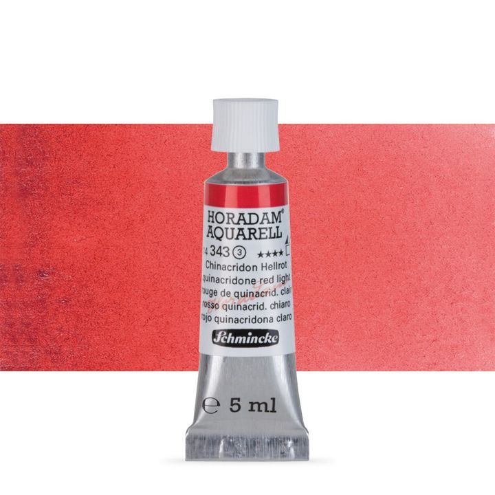 Акварелни бои Schmincke Horadam в тубичка  5 мл – 343 Quinacridone Red Light