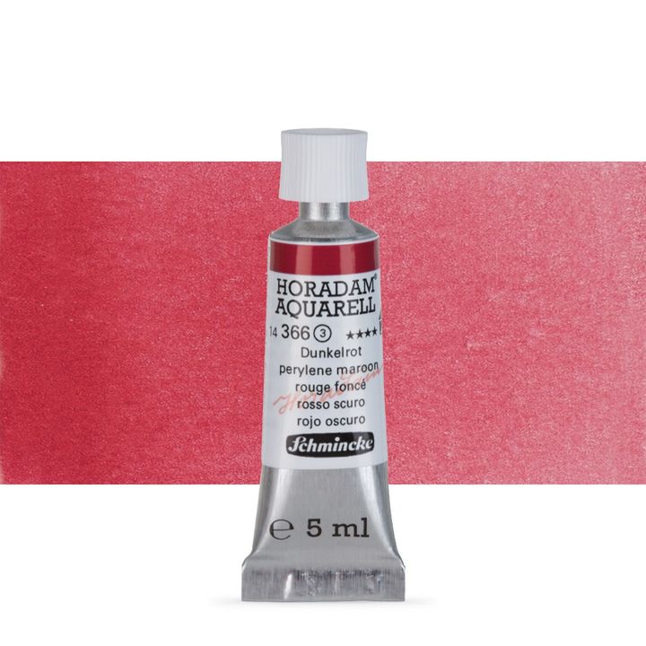 Акварелни бои Schmincke Horadam в тубичка  5 мл – 366 Perylene Maroon