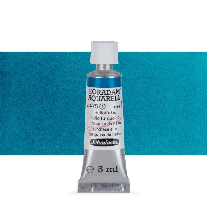 Акварелни бои Schmincke Horadam в тубичка  5 мл – 475 Helio Turquoise