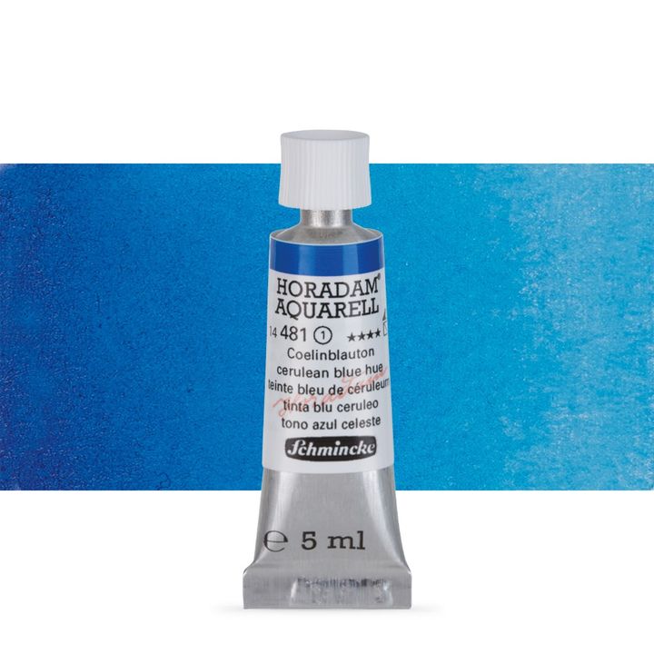 Акварелни бои Schmincke Horadam в тубичка  5 мл – 481 Cerulean Blue Hue