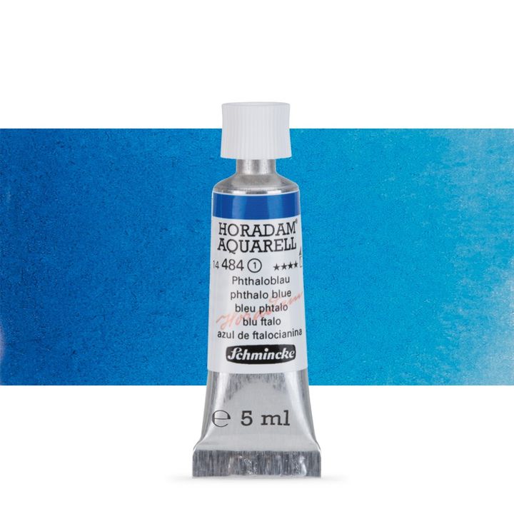 Акварелни бои Schmincke Horadam в тубичка  5 мл – 484 Phthalo Blue