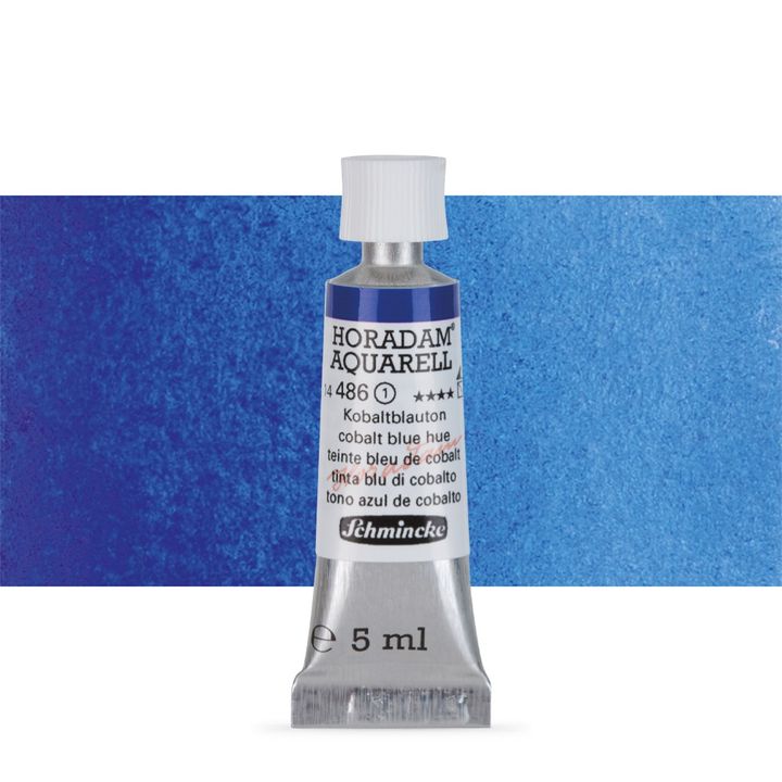 Акварелни бои Schmincke Horadam в тубичка  5 мл – 486 Cobalt Blue Hue