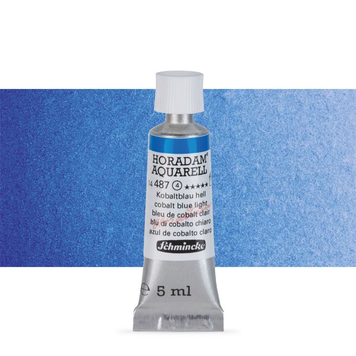 Акварелни бои Schmincke Horadam в тубичка  5 мл – 487 Cobalt Blue Light