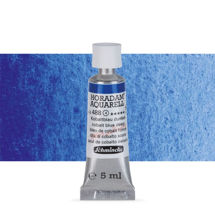 Акварелни бои Schmincke Horadam в тубичка  5 мл – 488 Cobalt Blue Deep