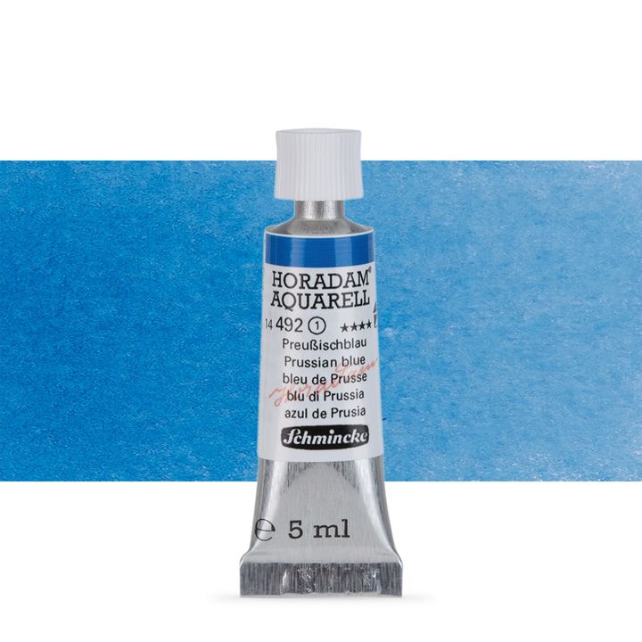 Акварелни бои Schmincke Horadam в тубичка  5 мл – 492 Prussian Blue