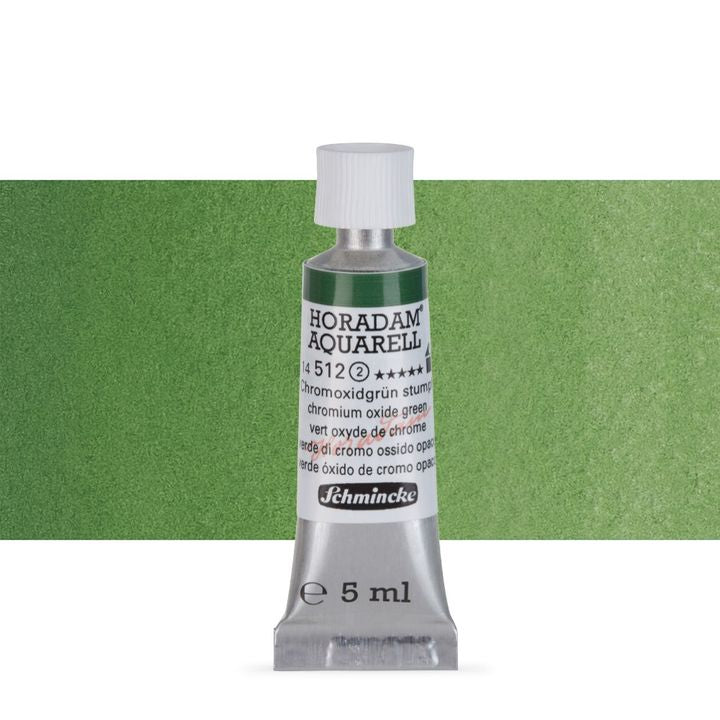 Акварелни бои Schmincke Horadam в тубичка  5 мл – 512 Chromium Oxide Green