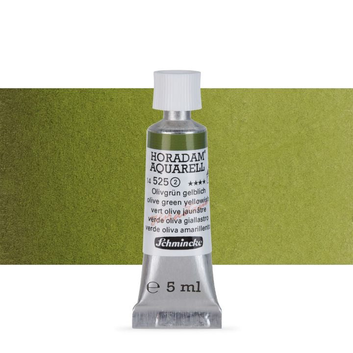 Акварелни бои Schmincke Horadam в тубичка  5 мл – 525 Olive Green Yellowish
