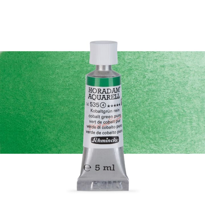 Акварелни бои Schmincke Horadam в тубичка  5 мл – 535 Cobalt Green Pure