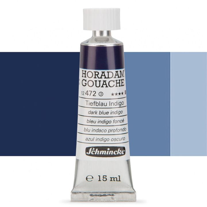 Гваш боя Schmincke Horadam 15 мл – 472 Dark Blue Indigo