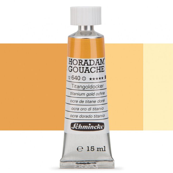 Гваш боя Schmincke Horadam 15 мл – 640 Titanium Gold Ochre