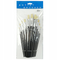 Set di 11 pennelli piatti Phoenix