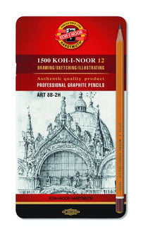 Сет графитни моливи ART KOH-I-NOOR - 12 броя — изображение 1