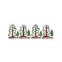 Шаблон XL Forest 22x67 cm — изображение 1