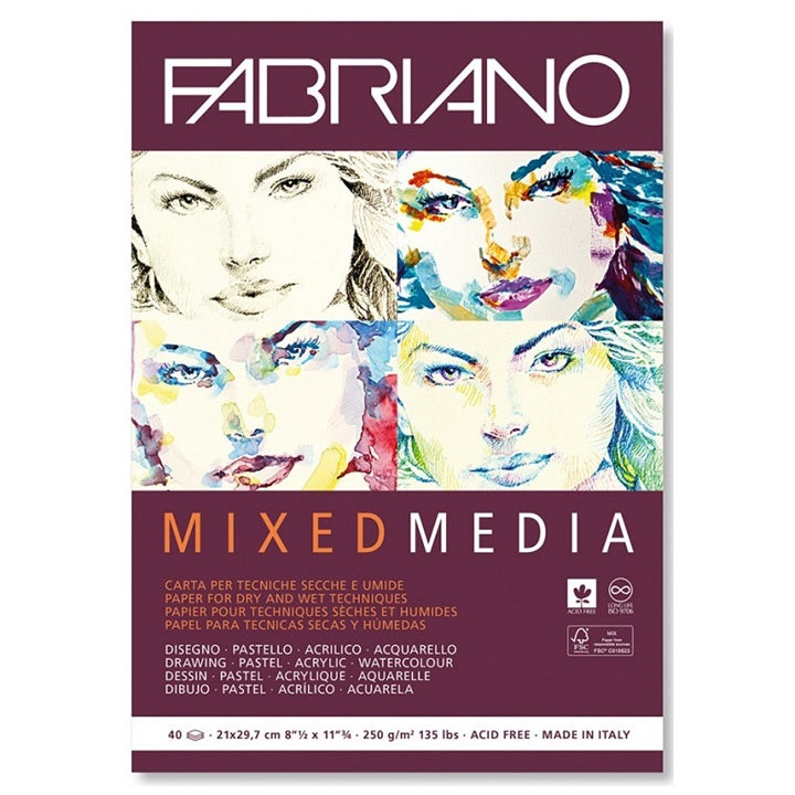 Блокче за скициране FABRIANO Mixed Media — изображение 2