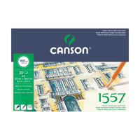 Скицник CANSON 1557 A2 - 180 g - 30 листа лепен