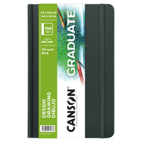 Скицник Canson Graduate Art Book Drawing 160 g/m², 104 листа, 14 x 21,6 cm, твърди корици