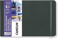 Скицник Canson Graduate Art Book Mix Media 200 g/m², 72 листа, 14 x 21,6 cm, твърди корици