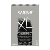 Скицник CANSON XL Touch сив 160 g/m² A4 – A3 - 40 листа