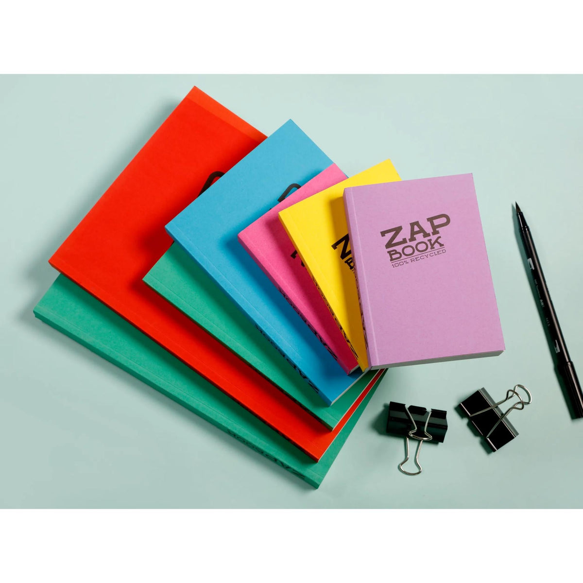 Скицник CLAIREFONTAINE Zap Book 80 g/m² - 160 листа, A6 – A5