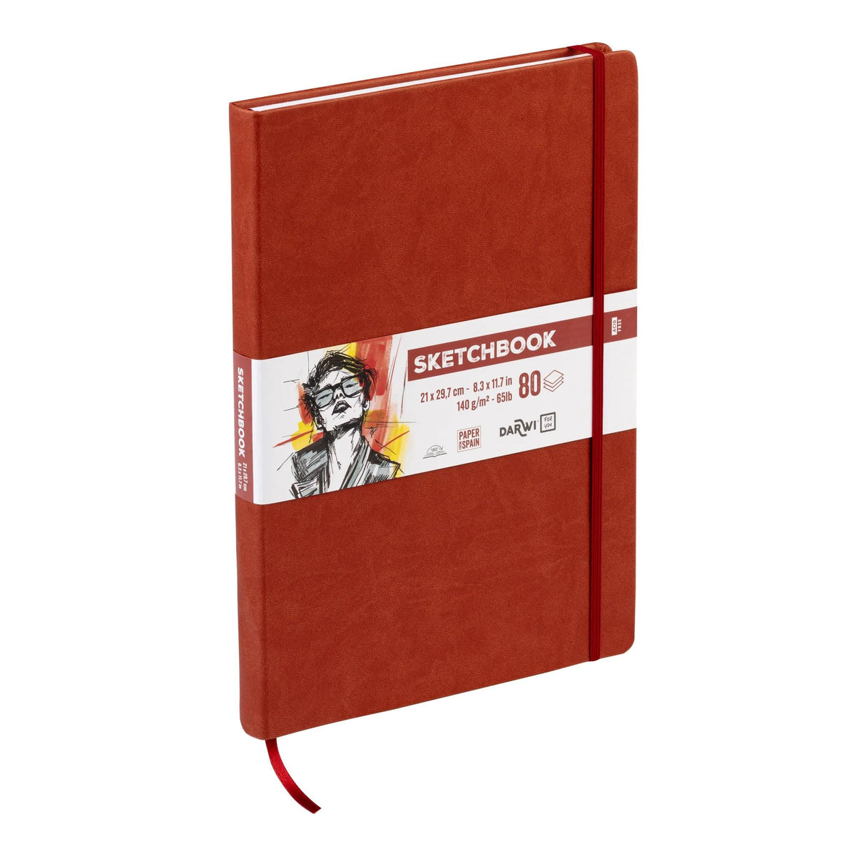 Скицник DARWI Terracotta A4 140 g 80 л.