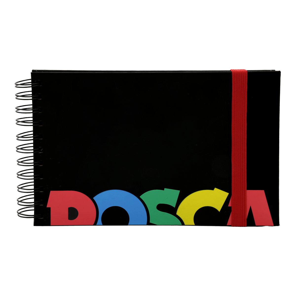 Скицник Posca, черен, A5, микс от 3 цвята хартия