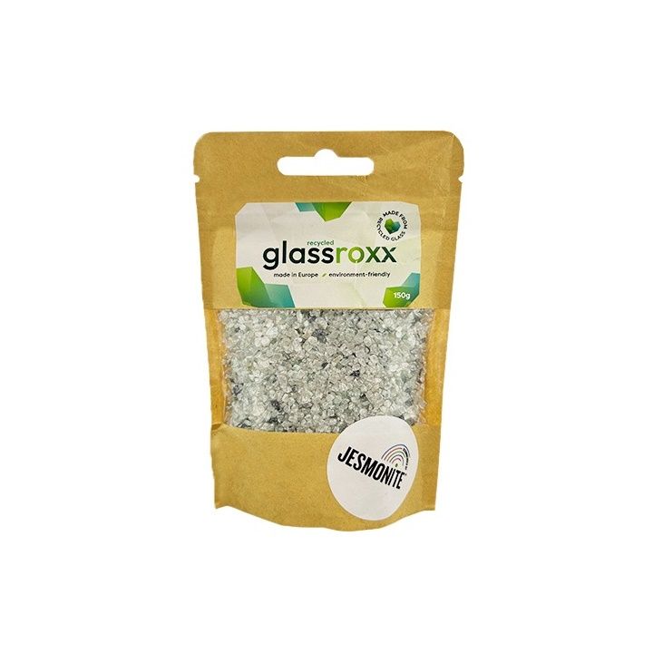 Гранулат от йесмонитно стъкло Glassroxx 150g – Сребро