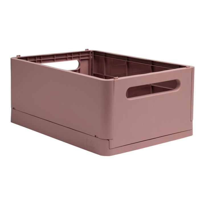 Сгъваема кутия за съхранение SKANDI Recycled PP MAXI – стара роза