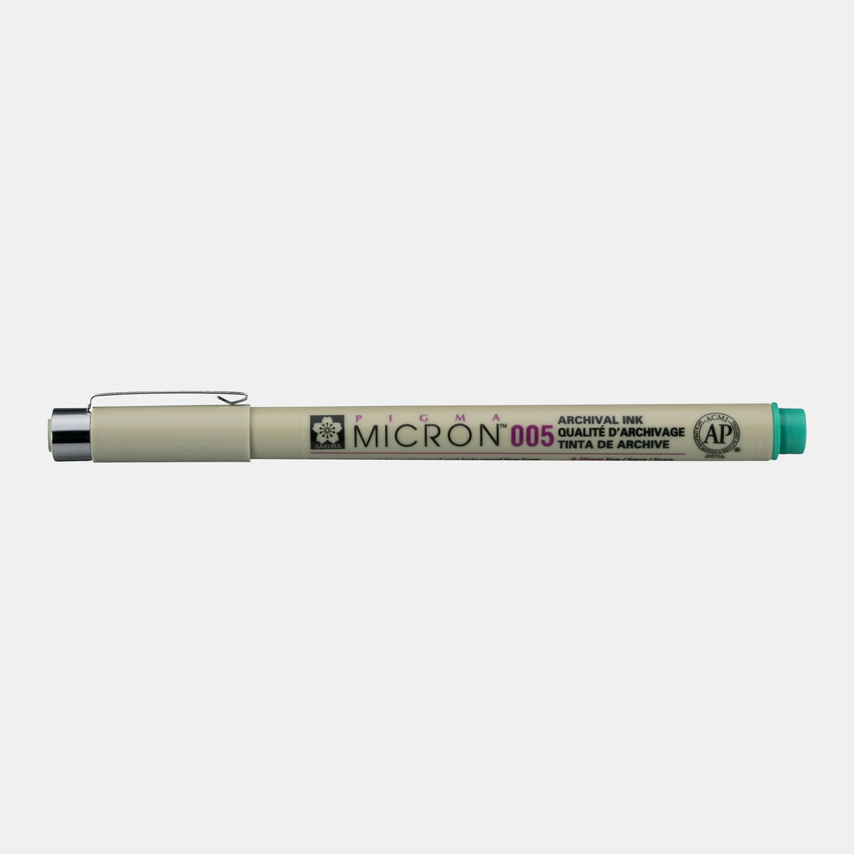 Флумастер за техническо чертане SAKURA Pigma Micron GREEN – 005 0,20 mm