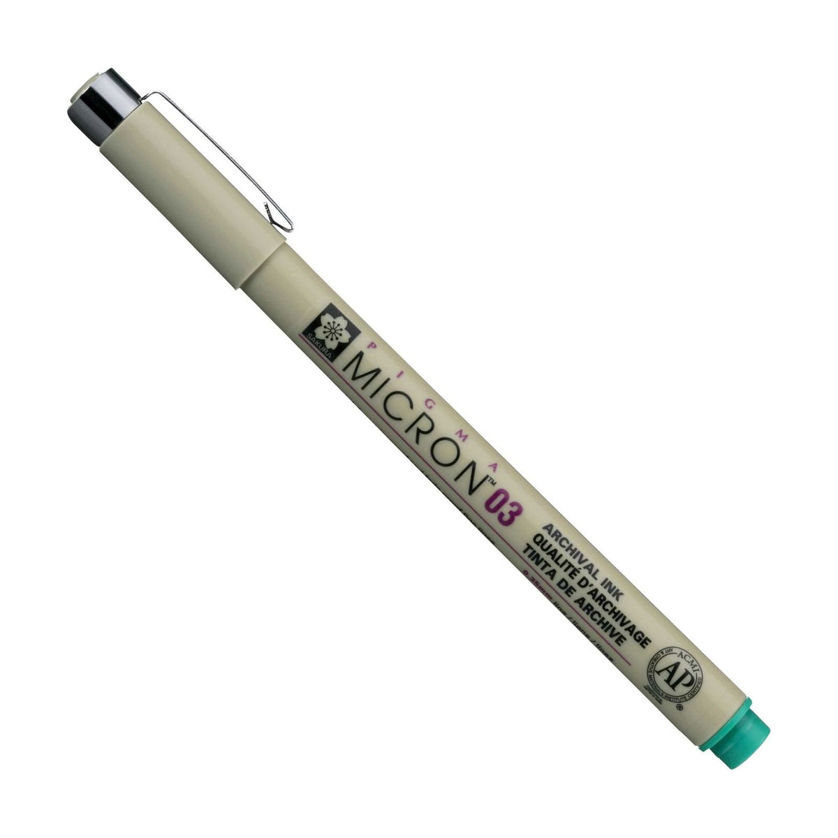 Флумастер за техническо чертане SAKURA Pigma Micron GREEN – 03 0,35 mm