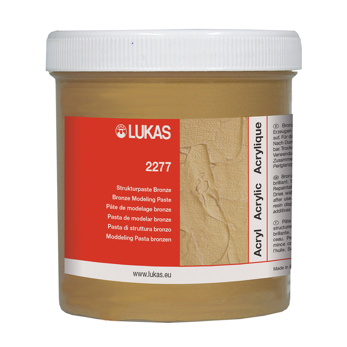 Структурна паста LUKAS металик 250 ml – бронзова
