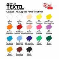 STYLE ROSA TALENT Комплект акрилни бои за текстил — изображение 5