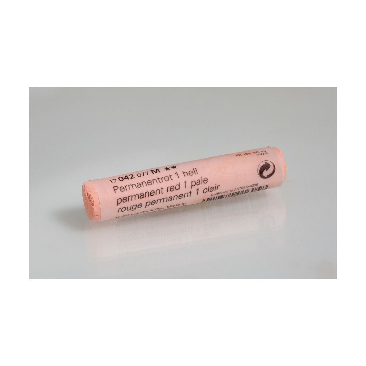 Сух пастел Schmincke FINEST EXTRA-SOFT – Серия 1 – 042 M permanent red 1 pale
