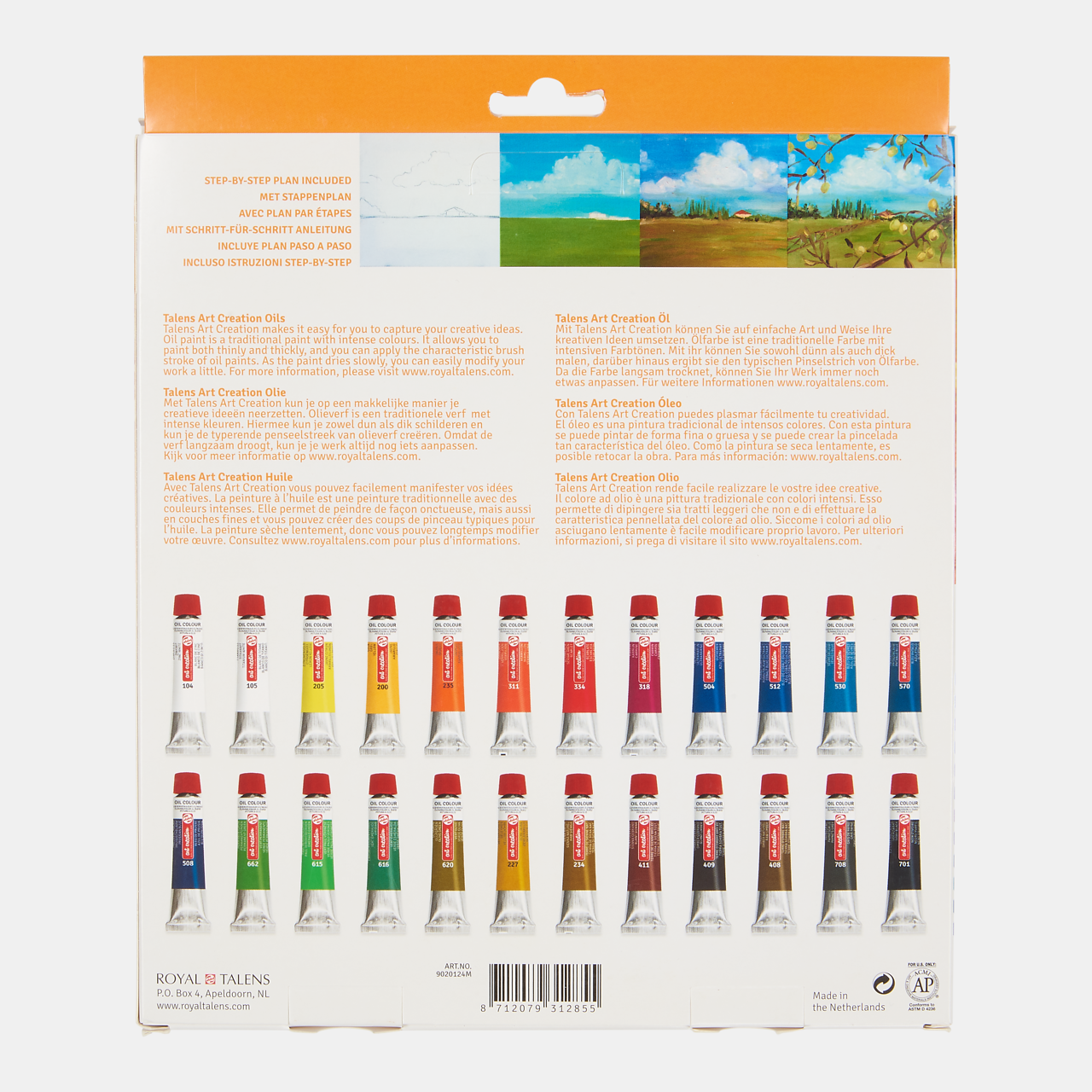 Комплект маслени бои ROYAL TALENS Art Creation 24 x 12 ml