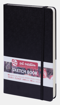 Скицник ROYAL TALENS Art Creation Black 13 x 21 см, 140 g, 90 листа, твърди корици