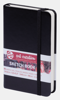 Скицник ROYAL TALENS Art Creation Black 9 x 14 cm, 140 g, 90 листа