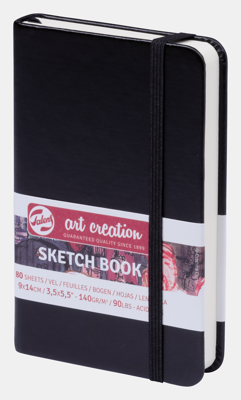 Скицник ROYAL TALENS Art Creation Black 9 x 14 cm, 140 g, 90 листа