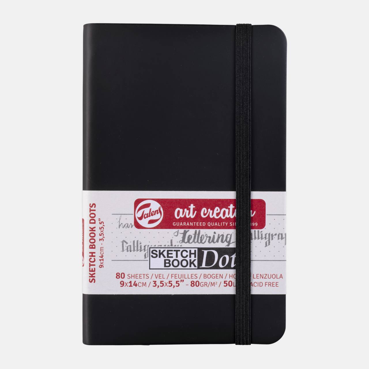 Скицник ROYAL TALENS Talens Art Creation DOT Black 9 x 14 см, 80 листа